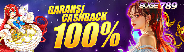 BONUS GARANSI CASHBACK 100%