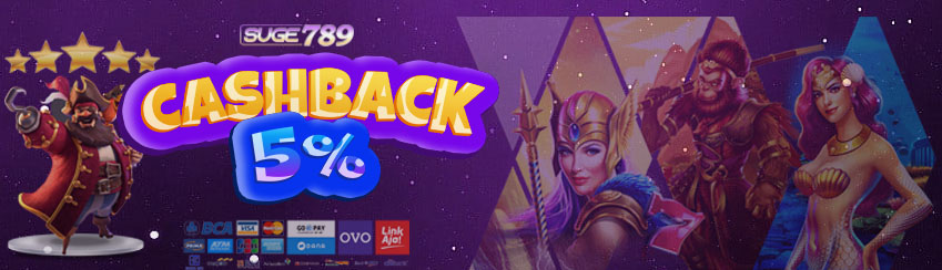 CASHBACK 5% KHUSUS SLOT